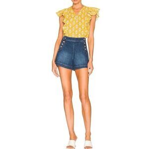 FRAME denim Sailor Shorts Snap Size 26